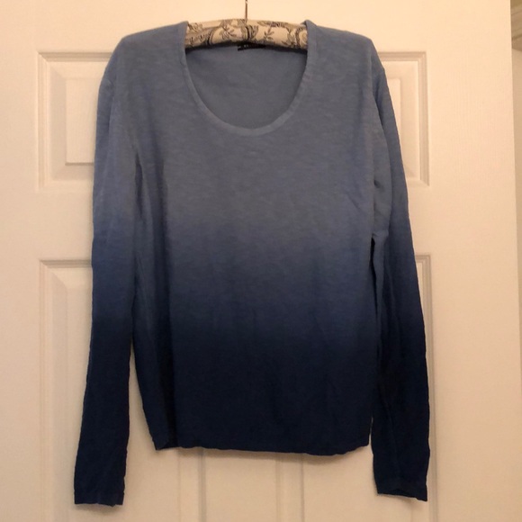 Blue ombré knit sweater - Medium - Picture 1 of 3
